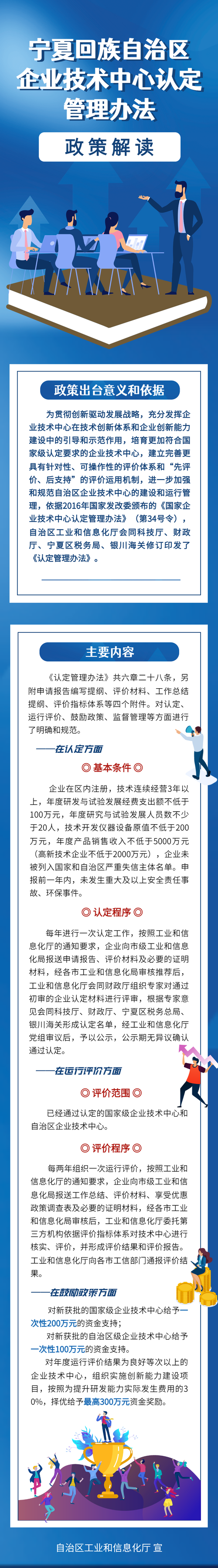 一图图解《宁夏回族自治区企业技术中心认定管理办法》